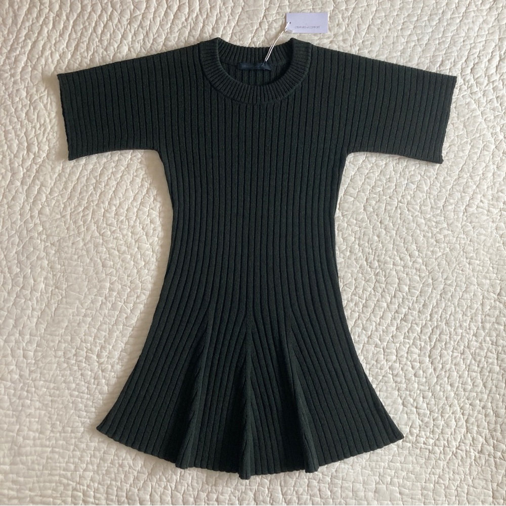 NWT Creatures of Comfort Knit Tennis Sweater Dreas